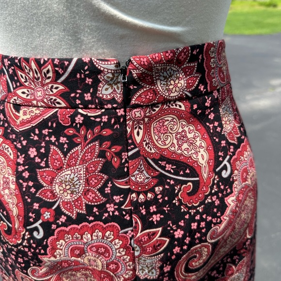 Talbots Paisley Pencil Skirt - Picture 4 of 6